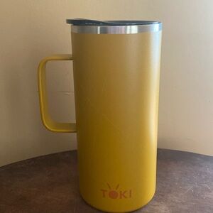 🌺Gift Expressions Toki Insulated Coffee Mug With Handle Double Wall 18oz